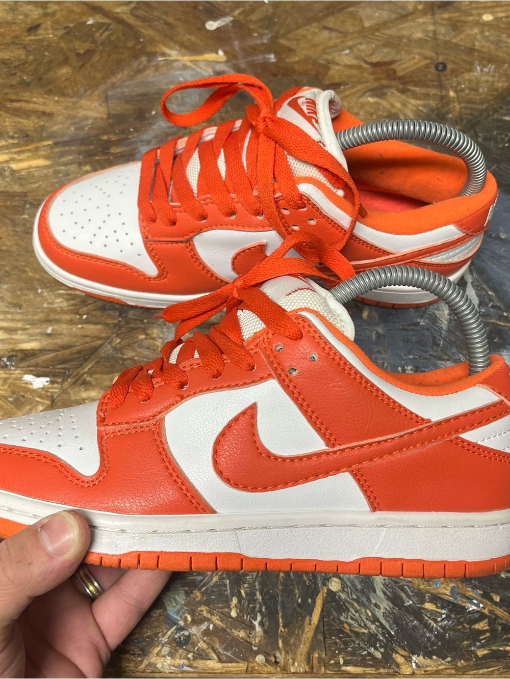 Nike Dunk Low Syracuse Orange White Size 5.5Y / Women's 7 Great Condition